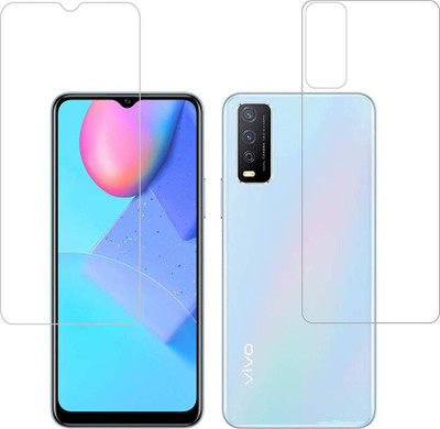 TevarSmart Front and Back Tempered Glass for Vivo Y-20A(Pack of 2)