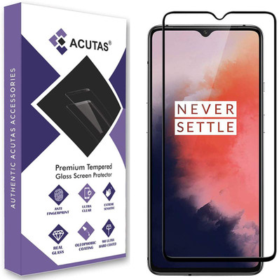 ACUTAS Edge To Edge Tempered Glass for OnePlus 7T(Pack of 1)