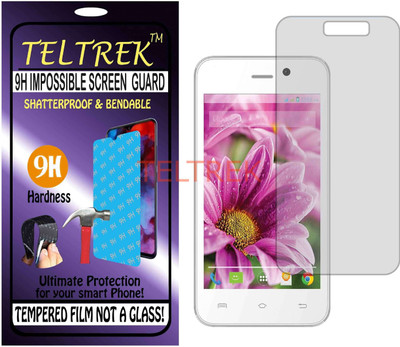 TELTREK Tempered Glass Guard for LAVA IRIS X1 ATOM (Flexible, Unbreakable)(Pack of 1)