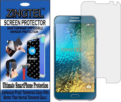 ZINGTEL Tempered Glass Guard for SAMSUNG GALAXY E7 (Flexible, Unbreakable)(Pack of 1)