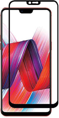 Mersal Edge To Edge Tempered Glass for Oppo R15, (Premium Edge To Edge Full Glue Branded Glass)(Pack of 1)
