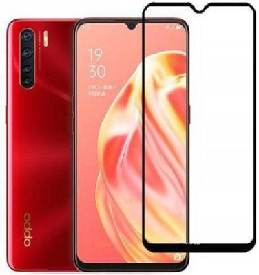 Mersal Edge To Edge Tempered Glass for Oppo A91, (Premium Edge To Edge Full Glue Branded Glass)(Pack of 1)