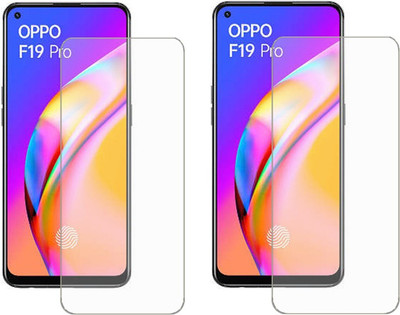 FeeZ Tempered Glass Guard for Oppo F19 Pro(Pack of 2)