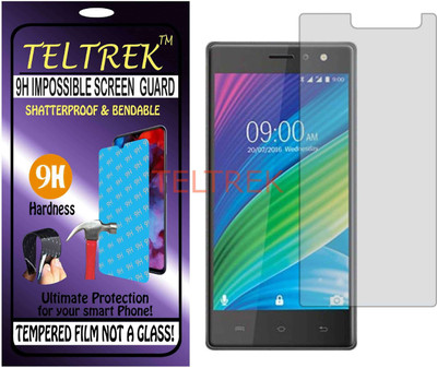 TELTREK Tempered Glass Guard for LAVA X41 PLUS (Flexible, Unbreakable)(Pack of 1)