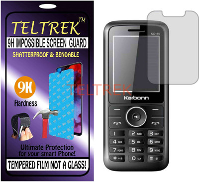 TELTREK Tempered Glass Guard for KARBONN KC110 (Flexible, Unbreakable)(Pack of 1)
