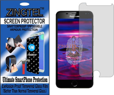 ZINGTEL Tempered Glass Guard for PANASONIC ELUGA PRIM (Flexible, Unbreakable)(Pack of 1)