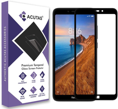 ACUTAS Edge To Edge Tempered Glass for Edge To Edge Tempered Glass for Mi Redmi 7A(Pack of 1)