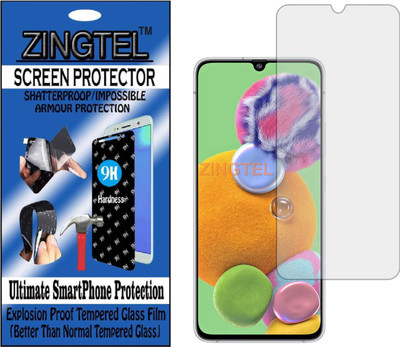 ZINGTEL Tempered Glass Guard for SAMSUNG GALAXY A90 (Flexible, Unbreakable)(Pack of 1)