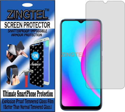 ZINGTEL Tempered Glass Guard for REALME C17 (Flexible, Unbreakable)(Pack of 1)