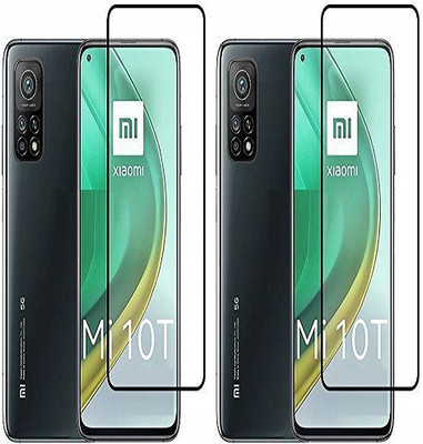 NIMMIKA ENTERPRISES Tempered Glass Guard for MI 10T TEMPERED GLASS 11D(Pack of 2)