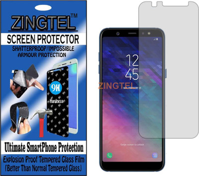 ZINGTEL Tempered Glass Guard for SAMSUNG GALAXY A6 2018 (Flexible, Unbreakable)(Pack of 1)