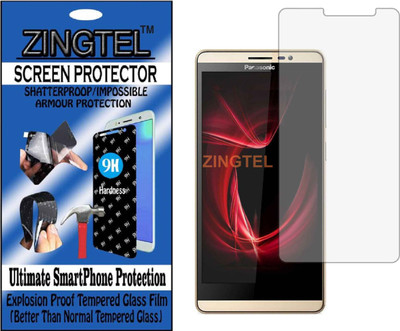 ZINGTEL Tempered Glass Guard for PANASONIC ELUGA I3 (Flexible, Unbreakable)(Pack of 1)