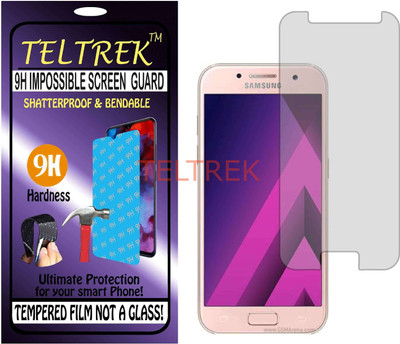 TELTREK Tempered Glass Guard for SAMSUNG GALAXY A3 2017 (Flexible, Unbreakable)(Pack of 1)