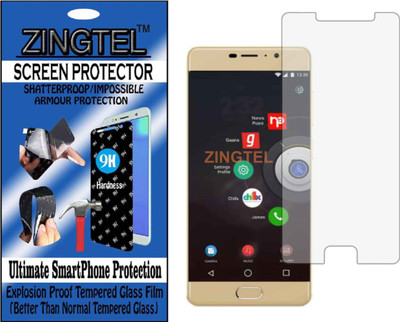 ZINGTEL Tempered Glass Guard for PANASONIC A3 (Flexible, Unbreakable)(Pack of 1)