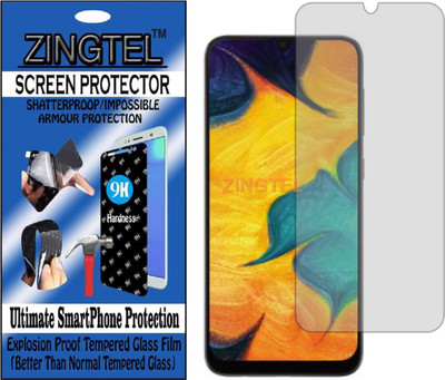 ZINGTEL Tempered Glass Guard for SAMSUNG GALAXY A30 (Flexible, Unbreakable)(Pack of 1)