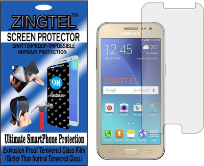 ZINGTEL Tempered Glass Guard for SAMSUNG GALAXY J2 2017 (Flexible, Unbreakable)(Pack of 1)