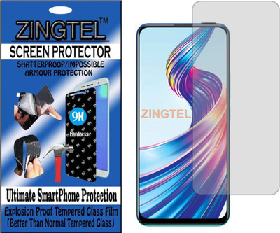 ZINGTEL Tempered Glass Guard for OPPO V15 (Flexible, Unbreakable)(Pack of 1)