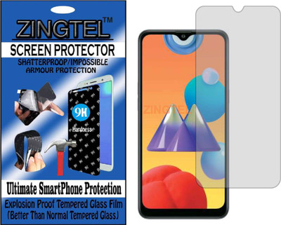 ZINGTEL Tempered Glass Guard for SAMSUNG M01S (Flexible, Unbreakable)(Pack of 1)