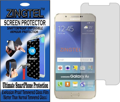 ZINGTEL Tempered Glass Guard for SAMSUNG GALAXY A8 2016 (Flexible, Unbreakable)(Pack of 1)