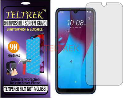TELTREK Tempered Glass Guard for HTC WILDFIRE E1 PLUS (Flexible, Unbreakable)(Pack of 1)
