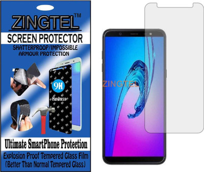 ZINGTEL Tempered Glass Guard for SAMSUNG GALAXY J8 PLUS (Flexible, Unbreakable)(Pack of 1)
