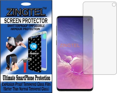 ZINGTEL Tempered Glass Guard for SAMSUNG S10 E (Flexible, Unbreakable)(Pack of 1)