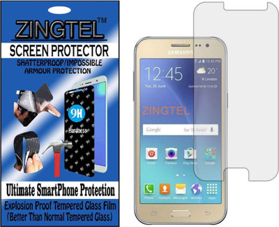 ZINGTEL Tempered Glass Guard for SAMSUNG J200F (GALAXY J2) (Flexible, Unbreakable)(Pack of 1)