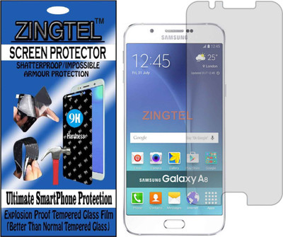 ZINGTEL Tempered Glass Guard for SAMSUNG A800F (GALAXY A8) (Flexible, Unbreakable)(Pack of 1)