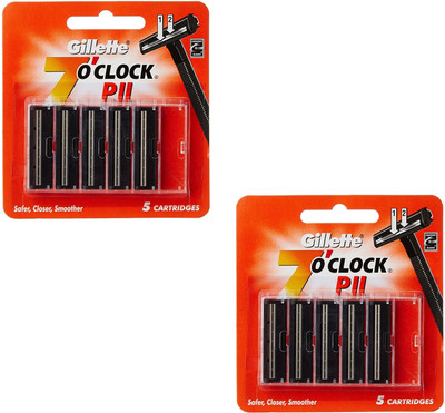 Gillette PII COMBO PACK OF 2 X 5=10(Pack of 2)