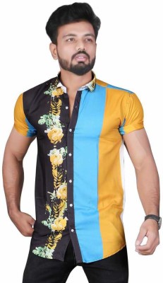 Nakshu Men Printed Casual Multicolor Shirt