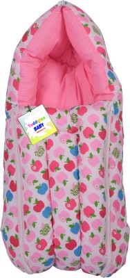 Toddylon New Born Baby Boys & Baby Girls Sleeping Bag Standard Crib(Fabric, Pink)