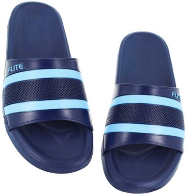 FLITE Men Men flite slide, waterproof, lightweight, extra soft and comfortable Slides(Blue, Navy 7)