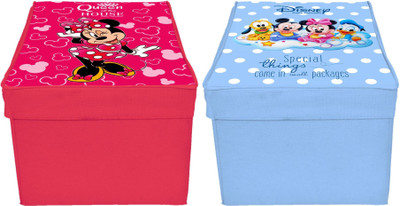 KUBER INDUSTRIES Shelf Organizers(Blue, Pink, Polyester)