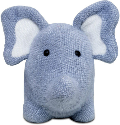 Webby Soft Standing Animal Plush Elephant Toy, Gray 30cm  - 20 cm(Grey)