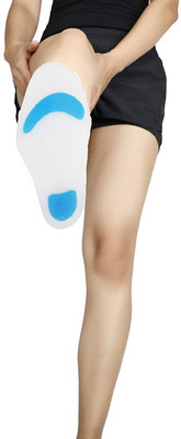 VISSCO New Improved Silicon Insole Foot Support (PC 0735)-Medium Insole(White)