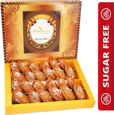 Ghasitaram Gifts Holi Sweets - Sugarfree Gujiya Box(800 g)