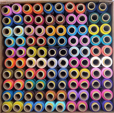 IKIS Multicolour Thread(150 m Pack of100)