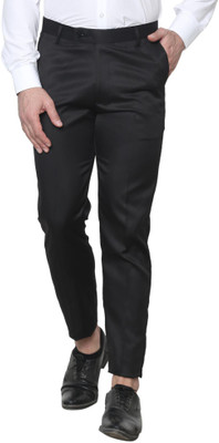 AD & AV Regular Fit Men Black Trousers