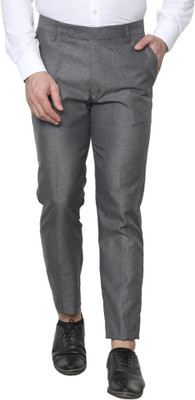 AD & AV Regular Fit Men Grey Trousers