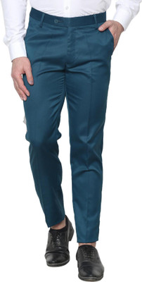 AD & AV Regular Fit Men Dark Green Trousers