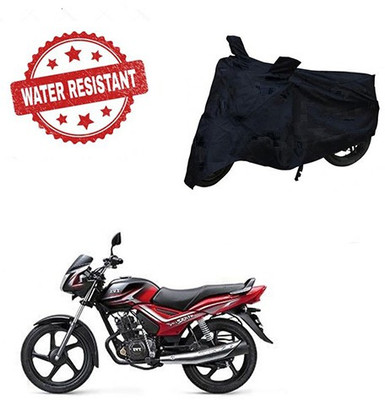 Feel heaven Two Wheeler Cover for TVS(Star City, Black)