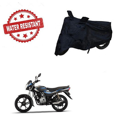 saanvi Two Wheeler Cover for Bajaj(Platina, Black)