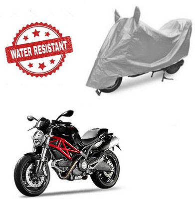 Atulit enterprises Two Wheeler Cover for Ducati(Monster 796 S2R, Silver)