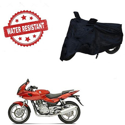 saanvi Two Wheeler Cover for Bajaj(Pulsar 220 DTS-i, Black)