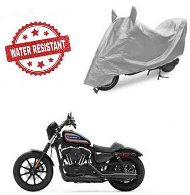 saanvi Two Wheeler Cover for Harley Davidson(XL 1200, Silver)