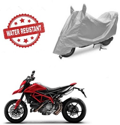 Feel heaven Two Wheeler Cover for Ducati(Hyperstrada, Silver)