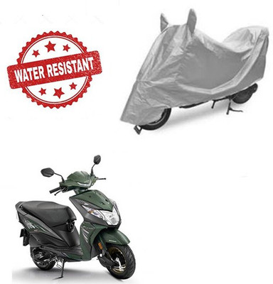 Feel heaven Two Wheeler Cover for Honda(Dio, Silver)