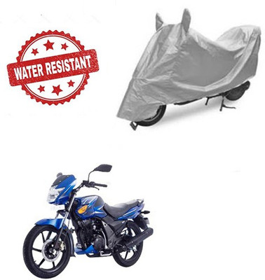 Atulit enterprises Two Wheeler Cover for TVS(Flame SR125, Silver)