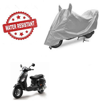 Feel heaven Two Wheeler Cover for Piaggio(Vespa, Silver)