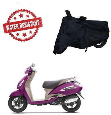 Feel heaven Two Wheeler Cover for TVS(Jupiter, Black)